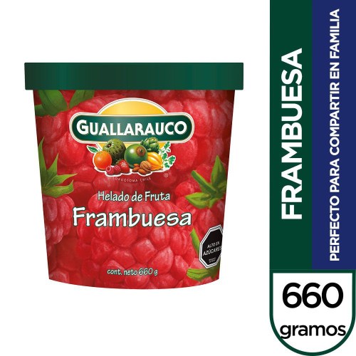 helado guallarauco frambuesa